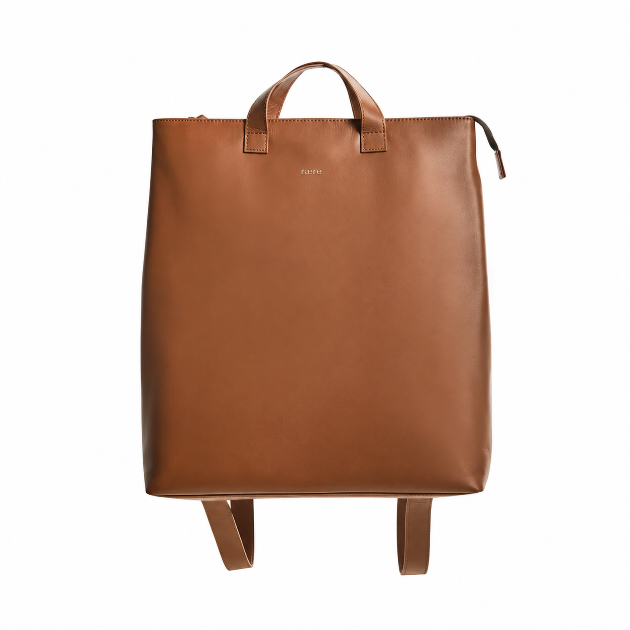 Convertible Leather Tote Backpack