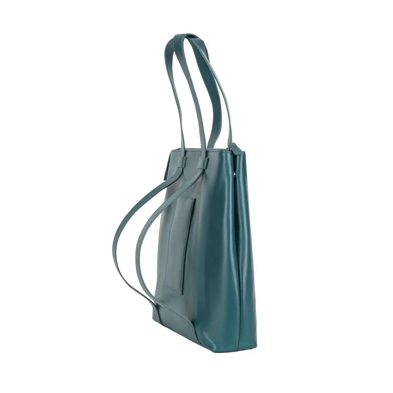 Convertible Leather Tote Backpack